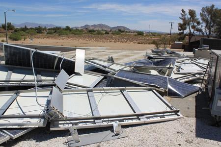 Wind load design of the solar rack 5