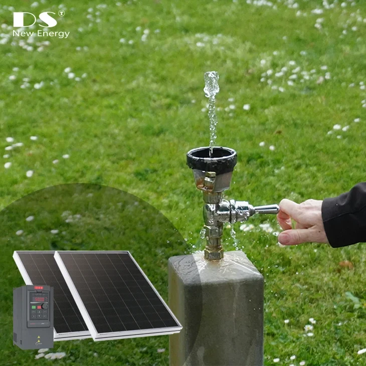 113.7kW Pannello solare alimentato da 55 kW Sistema di pompa dell'acqua AC con inverter di efficienza - elevato