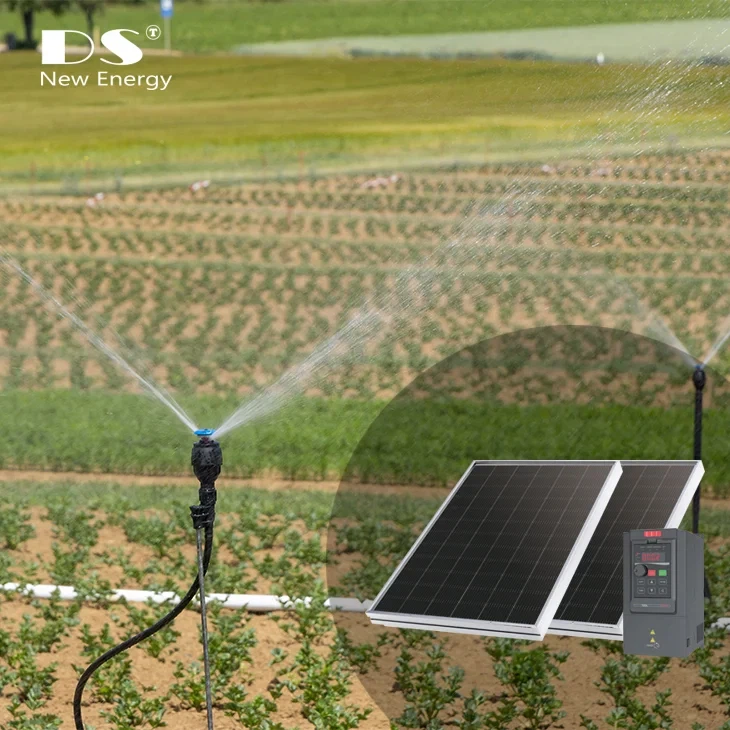 22,6 kW Sistema di pompe per acqua AC alimentata a pannello solare con pannelli solari mono da 580 W