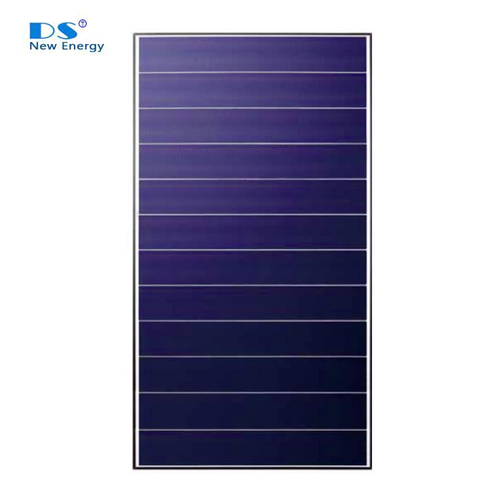 34x12 Layout Celle tagliate avvissito Nuovo design 370W Eclipse Poly Solar PV Panel